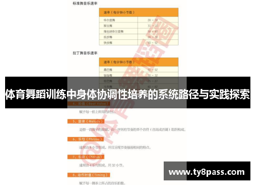 体育舞蹈训练中身体协调性培养的系统路径与实践探索